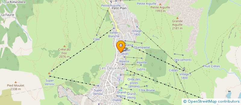 localisation de l'entreprise MADAME FANNY REYNAUD à LES DEUX ALPES