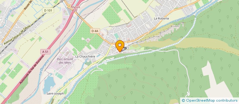 localisation de l'entreprise MADAME FANNY RICARD à LES MEES