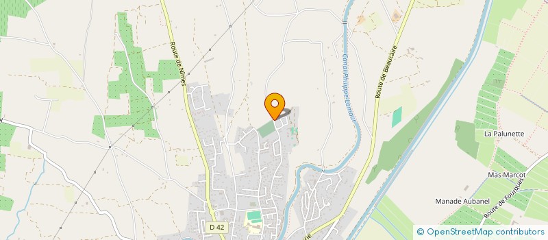 localisation de l'entreprise MADAME FANNY RICHARD  SAINT-GILLES