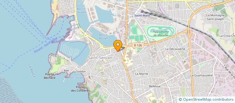 localisation de l'entreprise MADAME FANNY RICO  SAINT-MALO