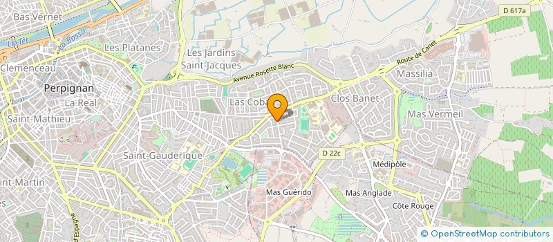 localisation de l'entreprise MADAME FANNY RIERE  PERPIGNAN