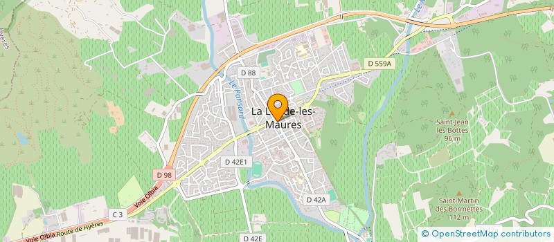 localisation de l'entreprise MADAME FANNY RIEUX à LA LONDE-LES-MAURES