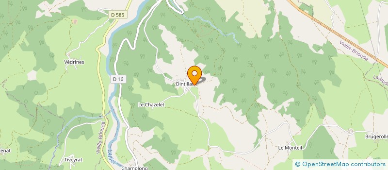 localisation de l'entreprise MADAME FANNY RIVON  VIEILLE-BRIOUDE