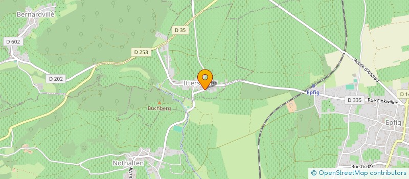 localisation de l'entreprise MADAME FANNY ROBERT  ITTERSWILLER