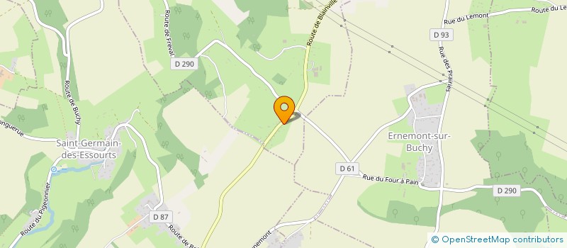 localisation de l'entreprise MADAME FANNY ROCHER  SAINTE-CROIX-SUR-BUCHY