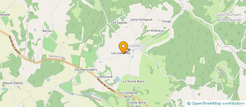 localisation de l'entreprise MADAME FANNY ROLAND  LOLME