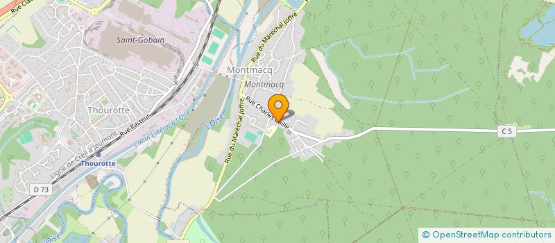 localisation de l'entreprise MADAME FANNY ROSSET  MONTMACQ