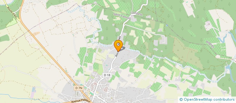 localisation de l'entreprise MADAME FANNY ROUCHAS  SAINT-CANNAT