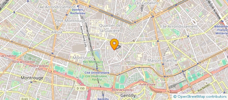 localisation de l'entreprise MADAME FANNY ROUSSEAU  PARIS