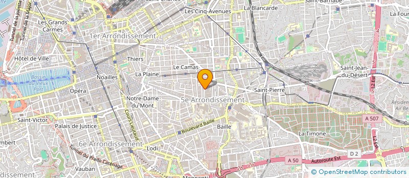 localisation de l'entreprise MADAME FANNY ROUSSEL à MARSEILLE