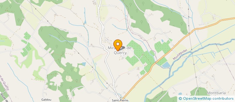 localisation de l'entreprise MADAME FANNY ROVELLA  MIRAMONT-DE-QUERCY