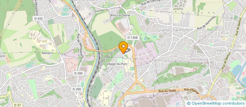 localisation de l'entreprise MADAME FANNY ROY  MONTBELIARD