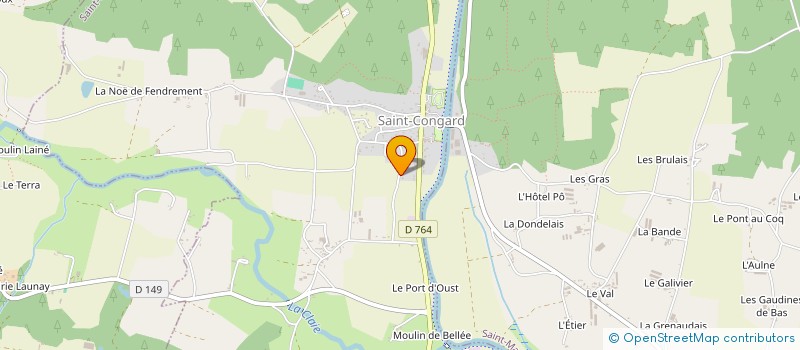 localisation de l'entreprise MADAME FANNY ROYER  SAINT-CONGARD