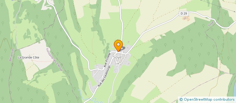 localisation de l'entreprise MADAME FANNY RUFER  SOYE