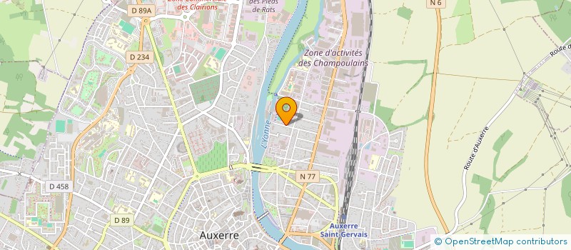 localisation de l'entreprise MADAME FANNY SABER  AUXERRE