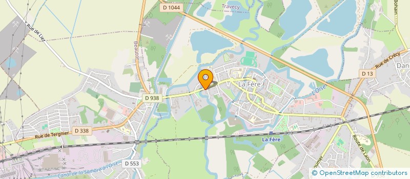 localisation de l'entreprise MADAME FANNY SACAGNA à LA FERE