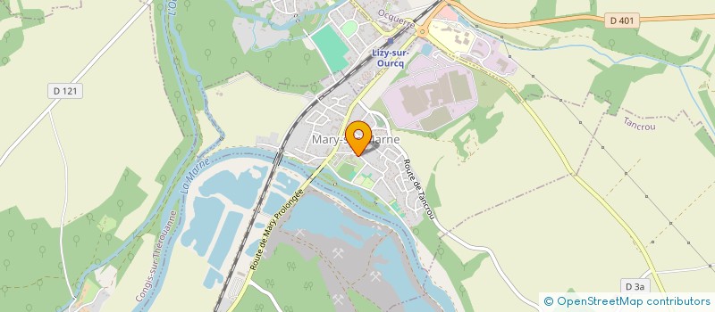 localisation de l'entreprise MADAME FANNY SACREZ  MARY-SUR-MARNE