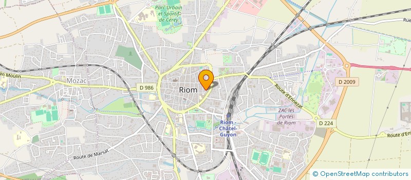 localisation de l'entreprise MADAME FANNY SALMON  RIOM