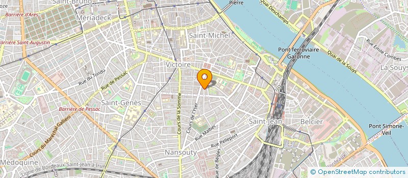 localisation de l'entreprise MADAME FANNY SANTOS  BORDEAUX