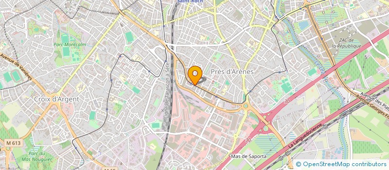 localisation de l'entreprise MADAME FANNY SANTUCCI à MONTPELLIER