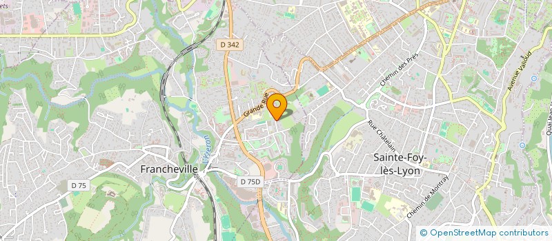 localisation de l'entreprise MADAME FANNY SAPIN  FRANCHEVILLE