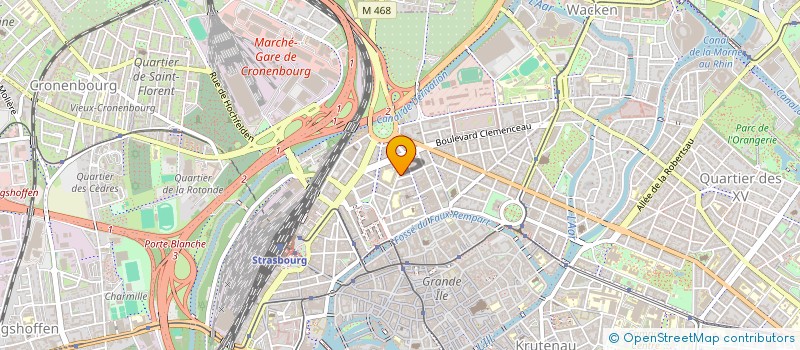 localisation de l'entreprise MADAME FANNY SAVARY à STRASBOURG