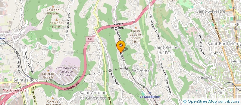 localisation de l'entreprise MADAME FANNY SCHMT à NICE