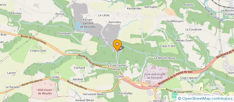 localisation de l'entreprise MADAME FANNY SEEWALD à QUIMPER