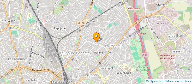 localisation de l'entreprise MADAME FANNY SEFFUSATTI à TOULOUSE