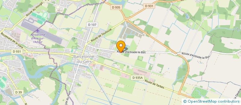 localisation de l'entreprise MADAME FANNY SEGAS  BARCELONNE-DU-GERS