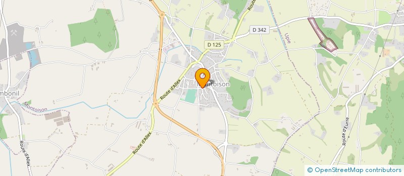 localisation de l'entreprise MADAME FANNY SERRE  MONTOISON