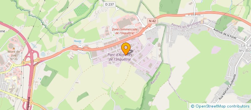 localisation de l'entreprise MADAME FANNY SICARD à SAINT-MARTIN-BOULOGNE