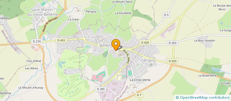 localisation de l'entreprise MADAME FANNY SINODINOS à BELLEME