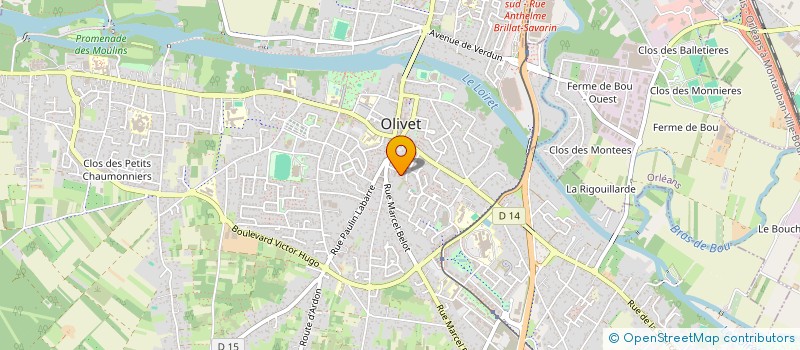 localisation de l'entreprise MADAME FANNY SOODTS à OLIVET
