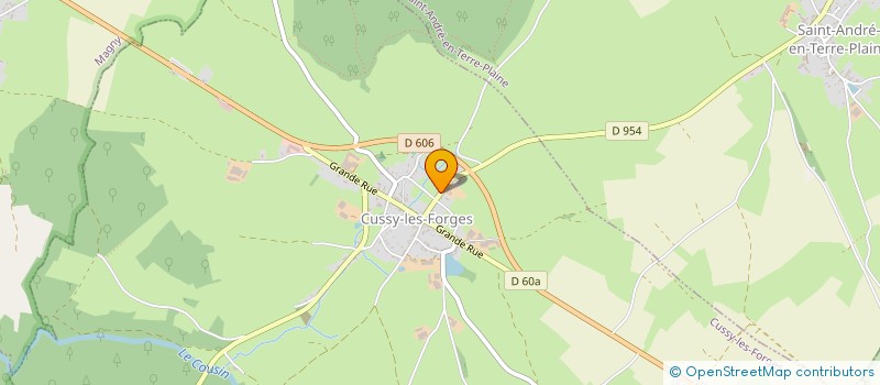 localisation de l'entreprise MADAME FANNY SOYER  CUSSY-LES-FORGES