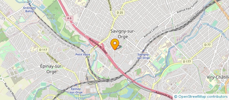 localisation de l'entreprise MADAME FANNY SPANO  SAVIGNY-SUR-ORGE
