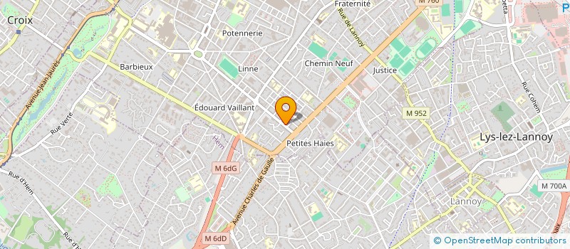 localisation de l'entreprise MADAME FANNY STACHON à ROUBAIX