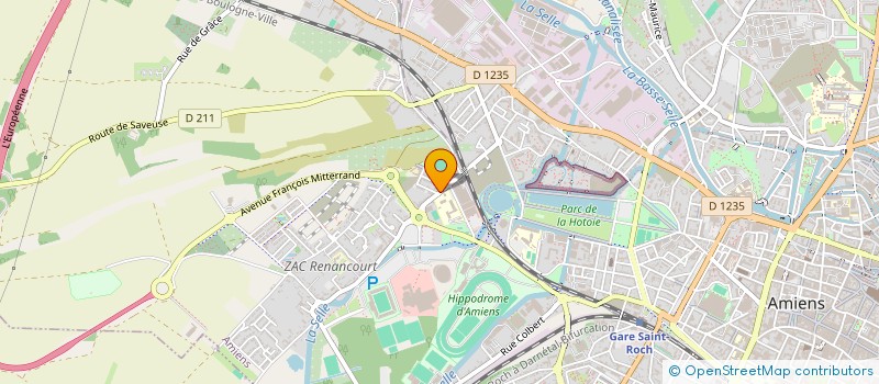 localisation de l'entreprise MADAME FANNY STONINA à AMIENS