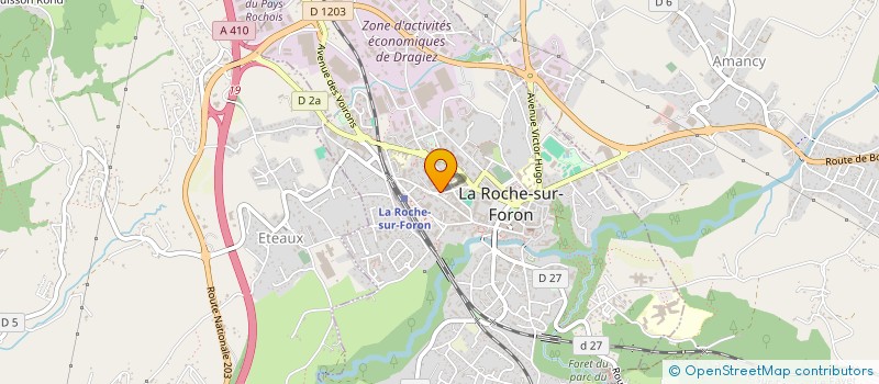 localisation de l'entreprise MADAME FANNY STOUBENFOLLE à LA ROCHE-SUR-FORON