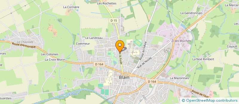 localisation de l'entreprise MADAME FANNY SUCHEYRE à BLAIN