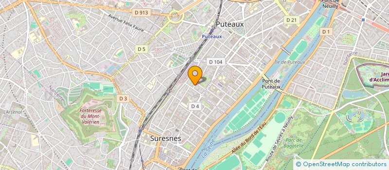 localisation de l'entreprise MADAME FANNY TABORIN à SURESNES