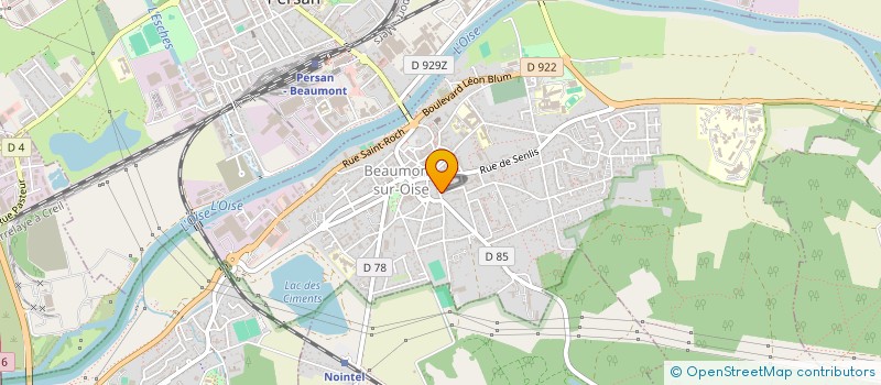 localisation de l'entreprise MADAME FANNY TAUZIN  BEAUMONT-SUR-OISE