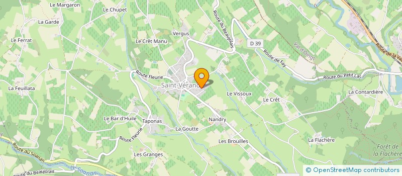 localisation de l'entreprise MADAME FANNY TEIXEIRA  SAINT-VERAND