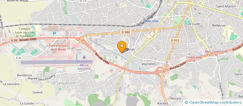 localisation de l'entreprise MADAME FANNY TEIXIDO  ALBI