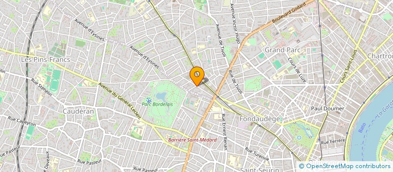 localisation de l'entreprise MADAME FANNY TEULIERES  LE BOUSCAT