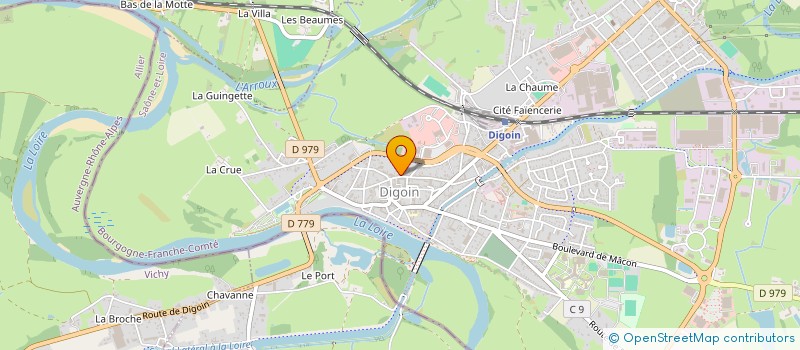 localisation de l'entreprise MADAME FANNY THIBAULT  DIGOIN