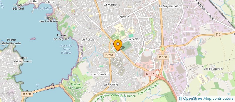 localisation de l'entreprise MADAME FANNY THIBAUT  SAINT-MALO