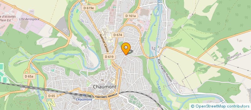 localisation de l'entreprise MADAME FANNY THOMAS à CHAUMONT