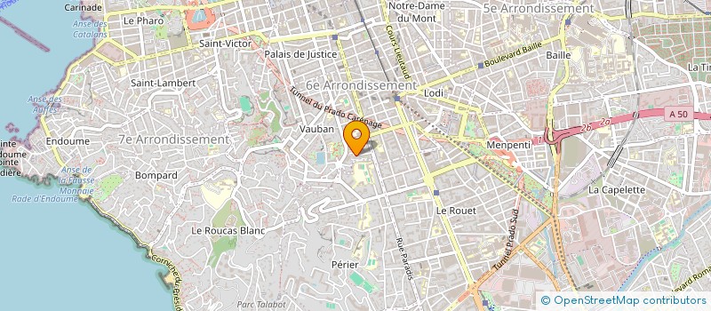 localisation de l'entreprise MADAME FANNY THOREL à MARSEILLE