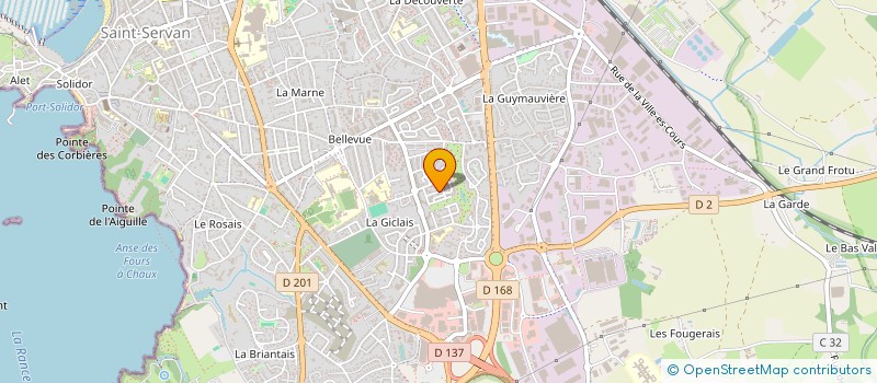 localisation de l'entreprise MADAME FANNY THUNIN  SAINT-MALO